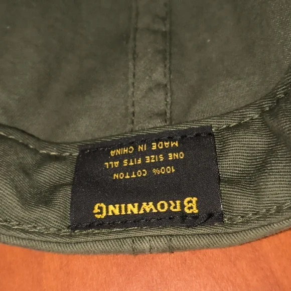 Browning Embroidered Logo Strap-on Cap Hat